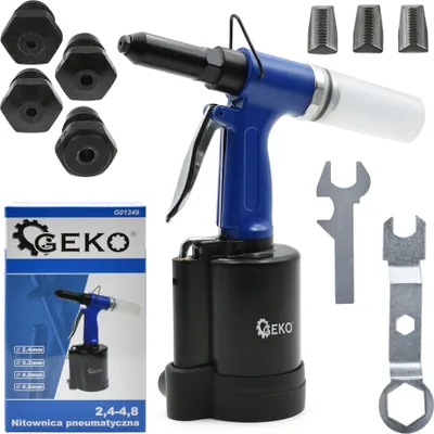 Image de GEKO Riveteuse pneumatique, pistolet à rivets 2,4-4,8mm G01349