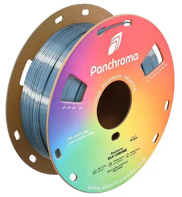 Imagen del producto de PLA Seda, 1,75 mm, color cromo, 1 kg