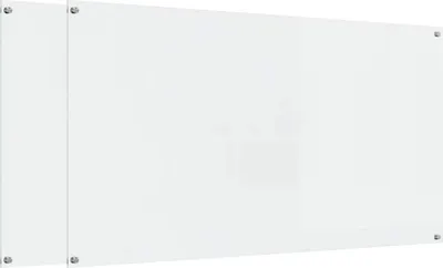Produktbild von vidaXL Küchenrückwand 2 pcs Transparent 110 x 60 cm Gehärtetes Glas