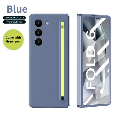 Obrázek produktu pro Pouzdro na Samsung Galaxy Z Fold 6 tenké odolné proti nárazu a poškrábání pouzdro s integrovaným perem a ochranou displeje Gmodré