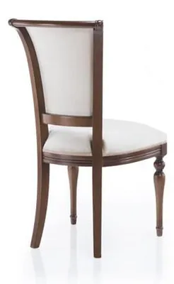 Image de Chaise classique design en bois véritable, rembourrée, pour salle à manger et salon Nouveau