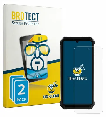 Produktbild von 2x Für Fossibot F110L Schutzfolie BROTECT Displayschutz Display Schutz Folie Klar Transparent