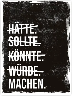 Produktbild von Motivation Metallschild XXL in 28x38 cm mit lustigem Motiv