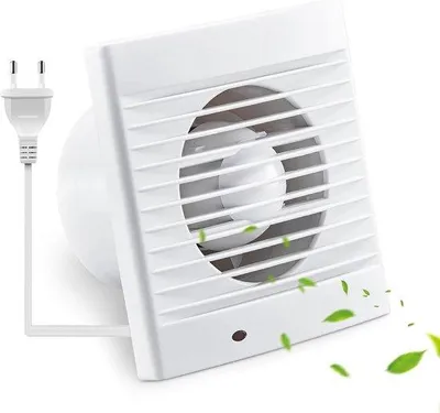 Obrázok produktu pre 100 mm ventilátor do kúpeľne a kuchyne, 120 m³/h, IPX2, vodotesný