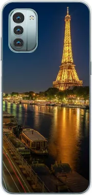 Produktbild von König Design Hülle kompatibel mit Nokia G11 Kunststoff Soft Handyhülle - Handy Case Eifelturm