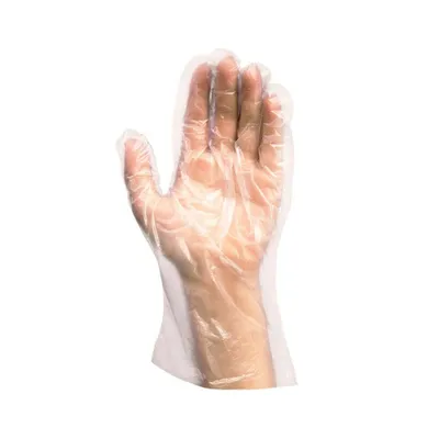 Obrázok produktu pre Mikroténové rukavice na jedno použitie L/100ks