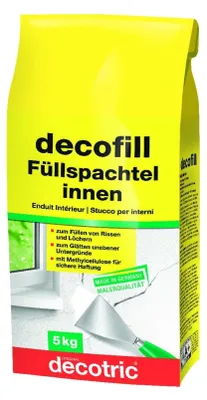 Immagine prodotto di Decotric Decofill Filler Stucco di gesso per interni 1000g