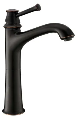 Immagine prodotto di Miscelatore per lavabo CLASSIC, alto, bronzo spazzolato, nero opaco