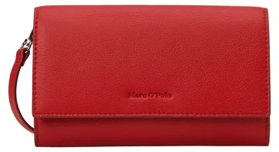 Immagine prodotto di Marc O'Polo Pelle borsa a tracolla Juja 2 in 1 Crossbody Bag Shiny Red rosso