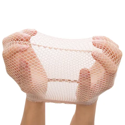 Produktbild von 1 Paar schwarzes Netz für Perücken, hochelastisches Haarnetz, Netz für Frauen und Männer, Halloween, Cosplay, Liner, Webnetz, Perückenzubehör, Haut