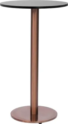 Obrázek produktu pro vidaXL Rám stolu Bistro Golden Ø45x107 cm nerezová ocel