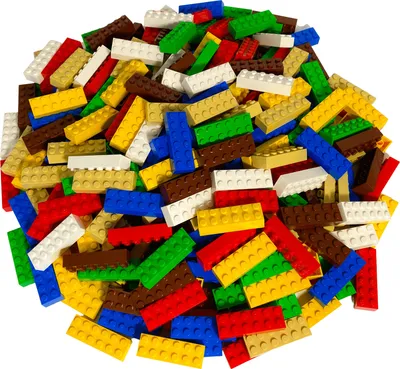Produktbild von LEGO® 2x6 kociek Vysoká zmiešaná farba - 2456 NOVINKA! Množstvo 100x
