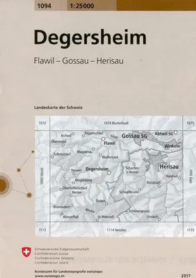 Produktbild von Swisstopo 1 : 25 000 Degersheim