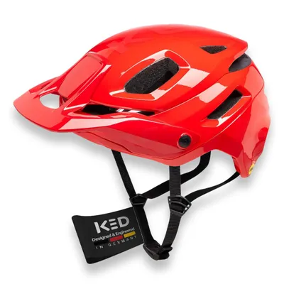 Produktbild von KED Pector ME-1 Mountainbike Helm: Mips Schutz, Boa Fit System, Fidlock Magnetverschluss, 14 Belüftungsöffnungen Farbe: fiery red Größe: 52-58 (M)