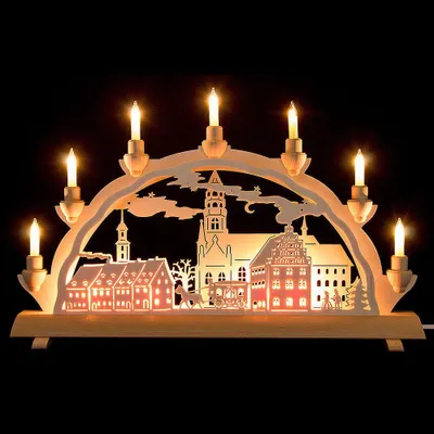 Zdjęcie produktu dla podwójny łuk świecowy 3D Zwickau (50x32cm) marki Schlick & Türk