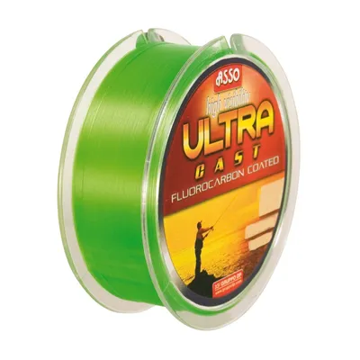 Produktbild von ASSO Ultra Cast Fluo Green Monofile Angelschnur, Durchmesser pro mm:0,32, Länge m:300