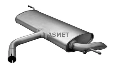 Produktbild von ASMET 03.115 Endschalldämpfer für VW GOLF VI (5K1) Auspuff
