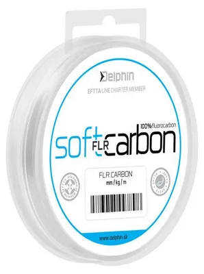 Produktbild von DELPHIN SOFT FLR CARBON, 50m, 0,15mm, 1.76kg / 3,88lbs, transparent, Flourcarbon Angelschnur, transparent, 101004388