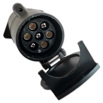 Produktbild von Anhängersteckdose | 7-polig | 12V | 16A | fliegend