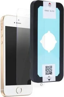 Produktbild von Force Glass, Ölabweisende Glas-Folie Apple iPhone SE / 5S / 5, Transparent