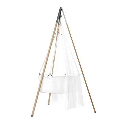 Produktbild von Leander Himmel für Wiege Beige weiß
