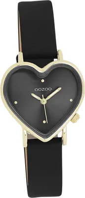 Produktbild von Oozoo Leder Damen Uhr Analog Quarzuhr Armband schwarz OOZOO Timepieces D2UOC11452