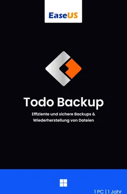 Produktbild von EaseUS Todo Backup Home 18 (2026) / Windows / 1 PC / 1 Jahr / Lizenz per E-Mail