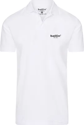 Produktbild von Ballin Est. 2013 Basic Polo Weiss - Große XL