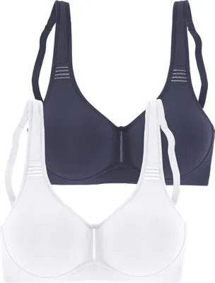 Produktbild von PETITE FLEUR T-Shirt-BH marine+weiß Größe 80 Cup D
