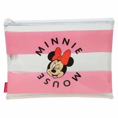 Zdjęcie produktu dla Wodoodporna torba plażowa Minnie Mouse Pink Transparent