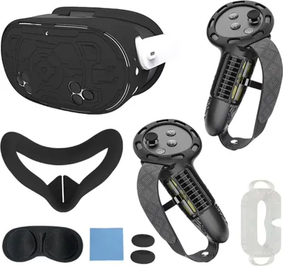 Zdjęcie produktu dla Zestaw 7W1 Etui Silikon Ochrona Do Oculus Meta Quest 3S Gogle Vr Full Osłona
