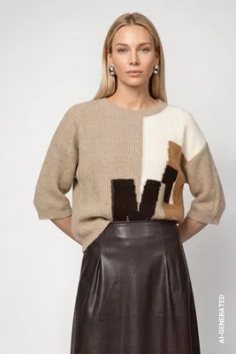 Produktbild von Pullover 590 cappuccino Größe 38