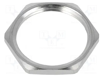 Produktbild von 5x Thk: 3,5mm  Messing Nickel  Schlüssel: 32mm 93600-0101 7000.6960.0 Verschraubu