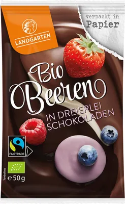 Image de Landgarten Baies en trois sortes de chocolat, paquet de 6