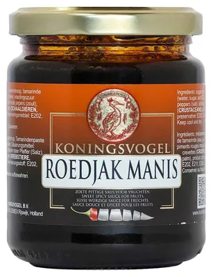 Produktbild von Koningsvogel Sambal Roedjak Manis 300g – Würzige indonesische Süß-Scharfe Sauce