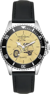 Produktbild von KIESENBERG Herrenuhr Armbanduhr Vespa PX Motorrad Geschenk Fan Artikel Zubehör Fanartikel Analog Quartz Uhr L-20424