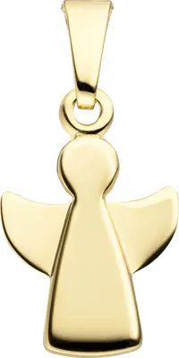 Anhänger-Engel-Schutzengel-aus-333-Gelbgold