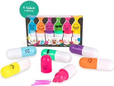 Produktbild von Trendhaus Happy Highlighter 6er-Set 0 0 STK