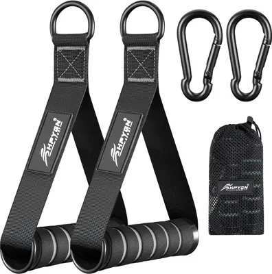 Produktbild von Fitnessband Griffe Widerstandsbänder Krafttraining Cardio 2 Stück
