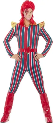 Obrázek produktu pro Smiffys - Kostým "Space Superstar" SM2900 (M) (červená/modrá/zlatá)