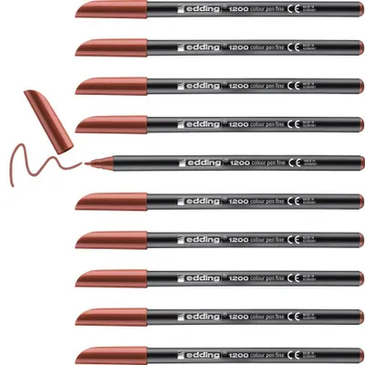 Image de Crayons-feutres Edding 1200 10 pièces