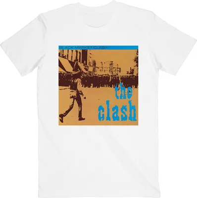 Produktbild von The Clash Black Market White L T-Shirt