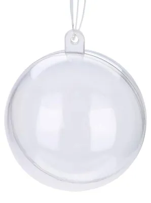 Image de Solidchoice - 20 boules en plastique transparent pour la décoration