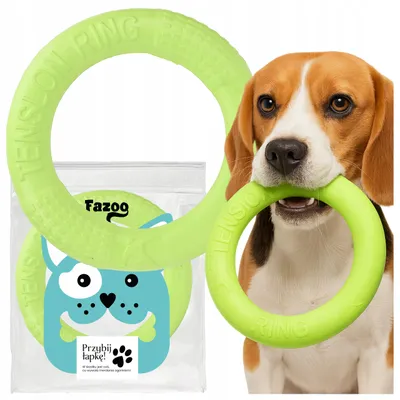 Produktbild von Fazoo Ringo Wasser-Spielzeug Schwimmendes Ring-Frisbee für Hunde Grün