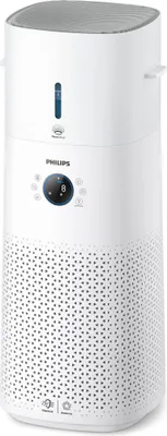 Produktbild von Philips 2-in-1-Luftreiniger der Serie 3000, bis zu 131 m2, weiß (AC3737/10)