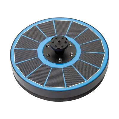 Zdjęcie produktu dla Fontanna solarna z pompą ogrodową 4iQ AQUA FI 160 mm, 6 diod LED