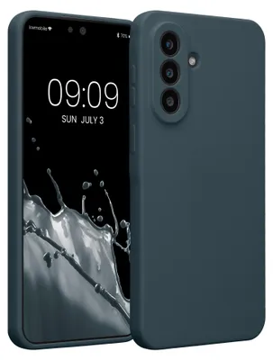 Produktbild von kwmobile Hülle kompatibel mit Samsung Galaxy A57 5G - Hülle Silikon gummiert - Handyhülle - Handy Case in Dunkler Schiefer