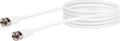 Produktbild von Schwaiger Sat Empfängerkabel 90 dB 3,0m Weiß