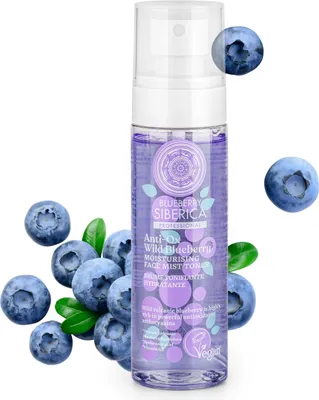 Produktbild von Natura Siberica Anti-OX Wild Blueberry. Moisturising Face Mist Toner, 100 ml