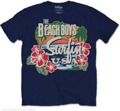 Produktbild von The Beach Boys Surfin USA Tropical Navy Blue L T-Shirt